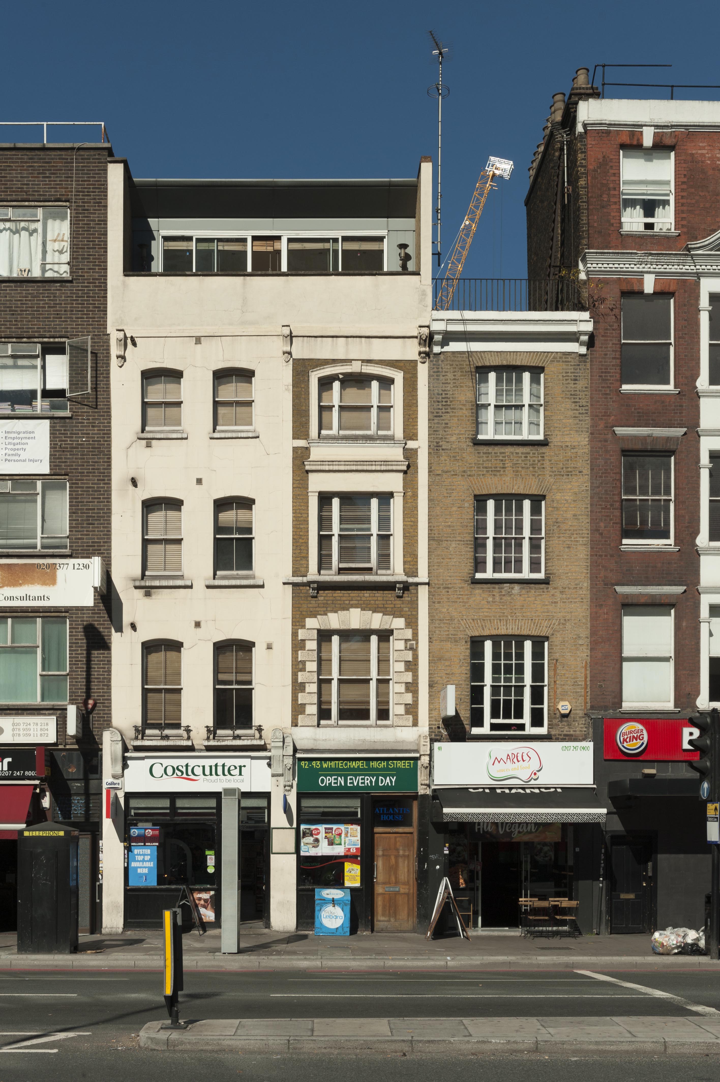 Survey of London | 92-3 Whitechapel High Street